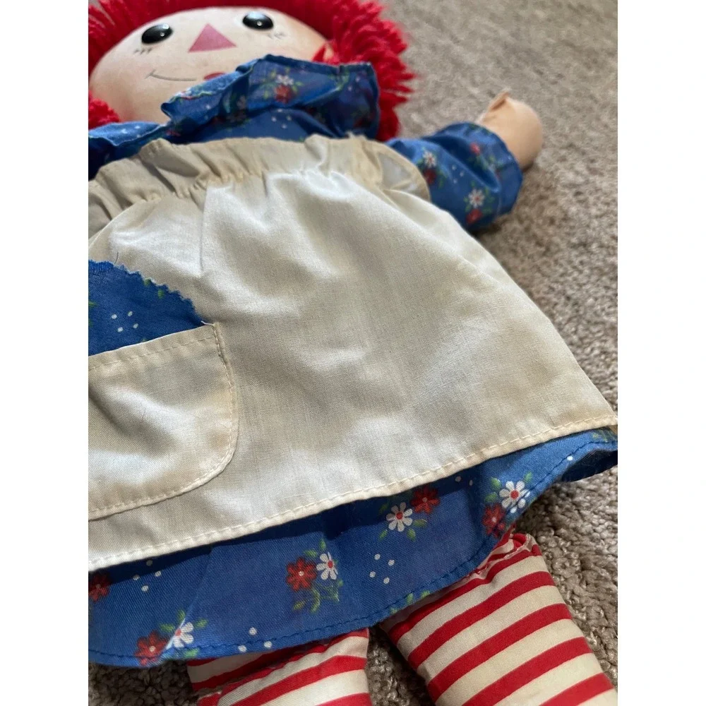 Vintage Hasbro Softies Raggedy Ann Doll 15